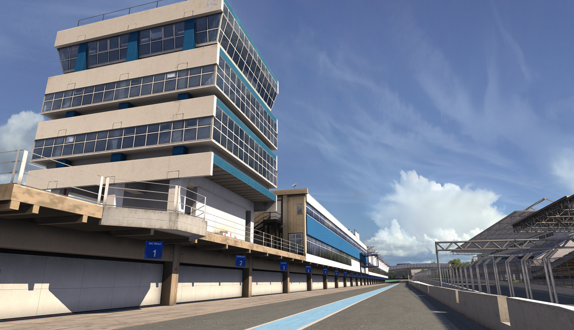 The Autódromo José Carlos Pace, also known by its former name Interlagos.