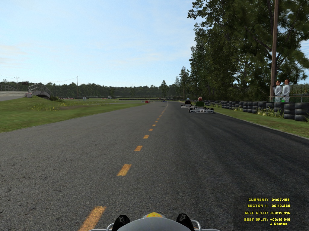 It's slippery out on the marbles.